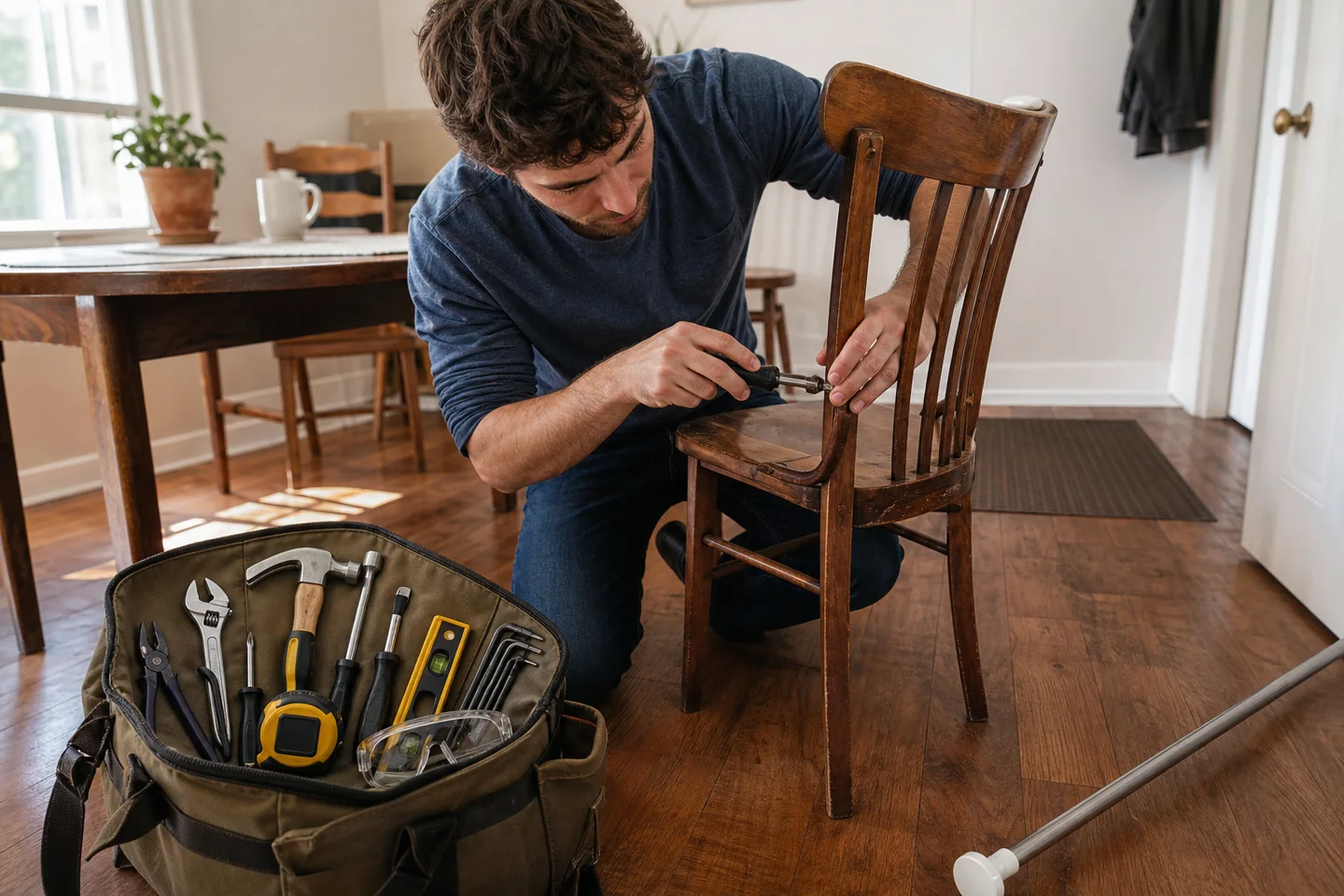 A realistic, unbranded project scene related to build a first tool kit without buying a drawer full of regret